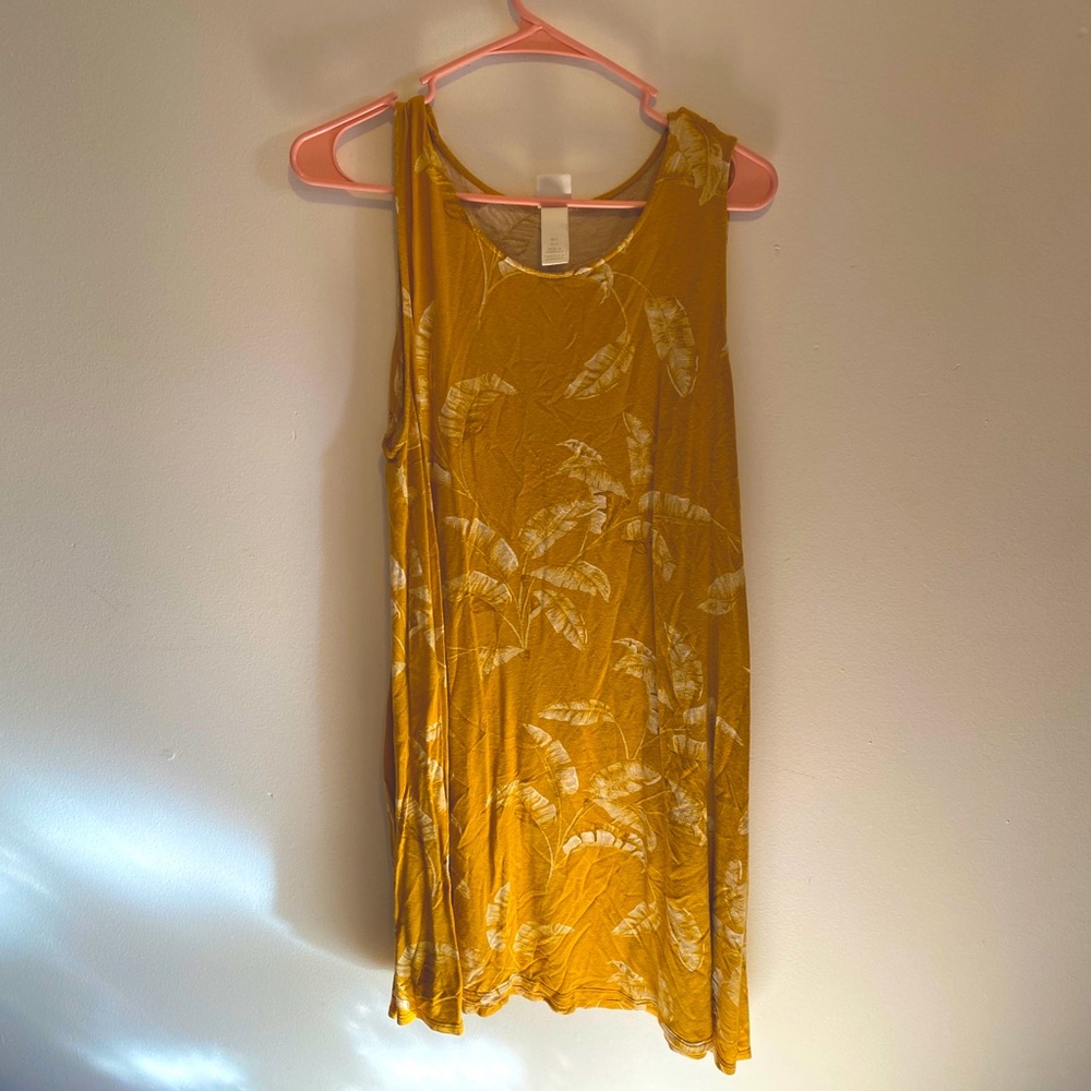 Yellow floral Dress